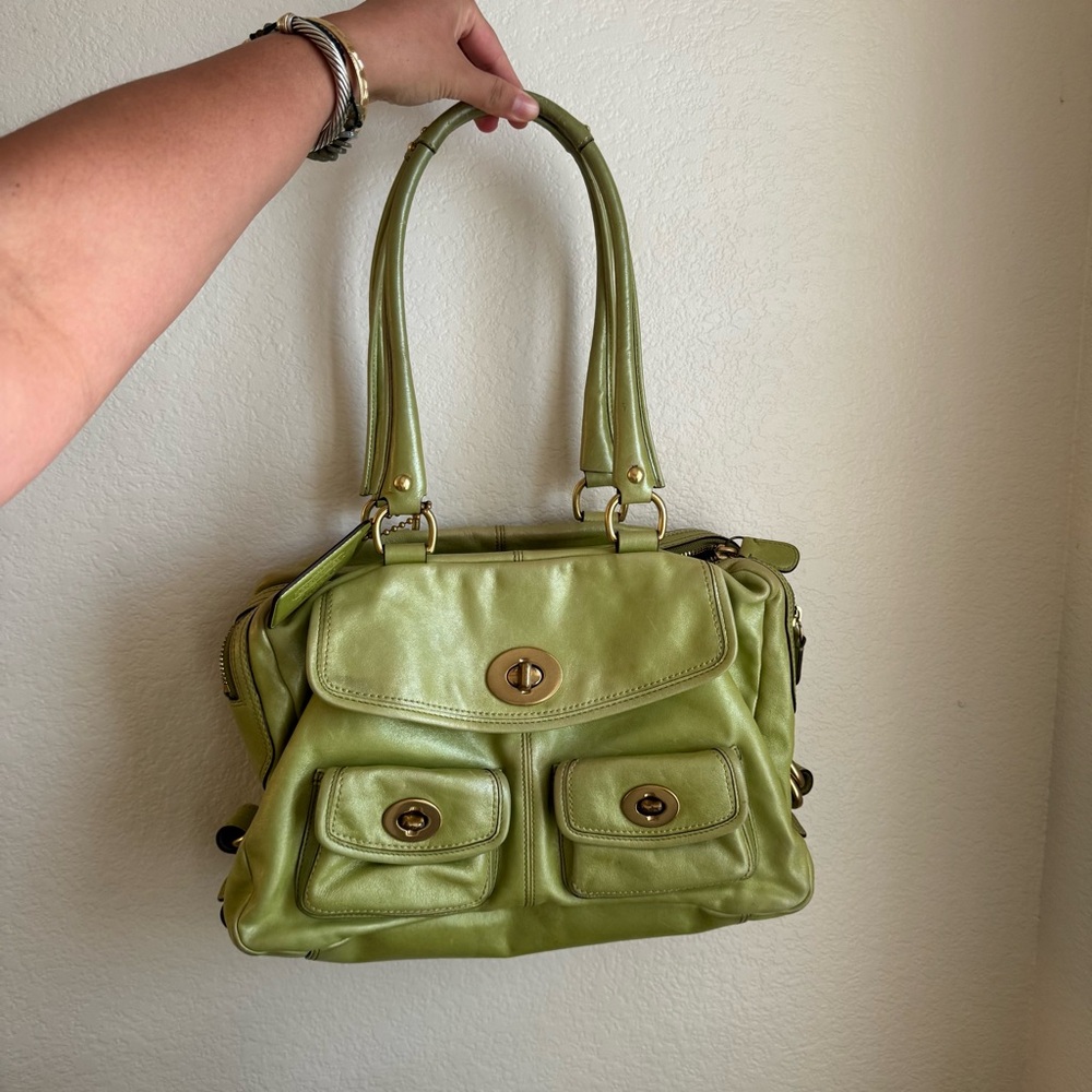 SOLD • Green Coach Legacy • Peyton Satchel